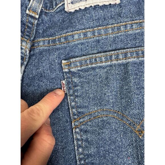 Vintage 90s Levi's Flex Straight Jeans Men's Size 38x32 Blue - Picture 3 of 13